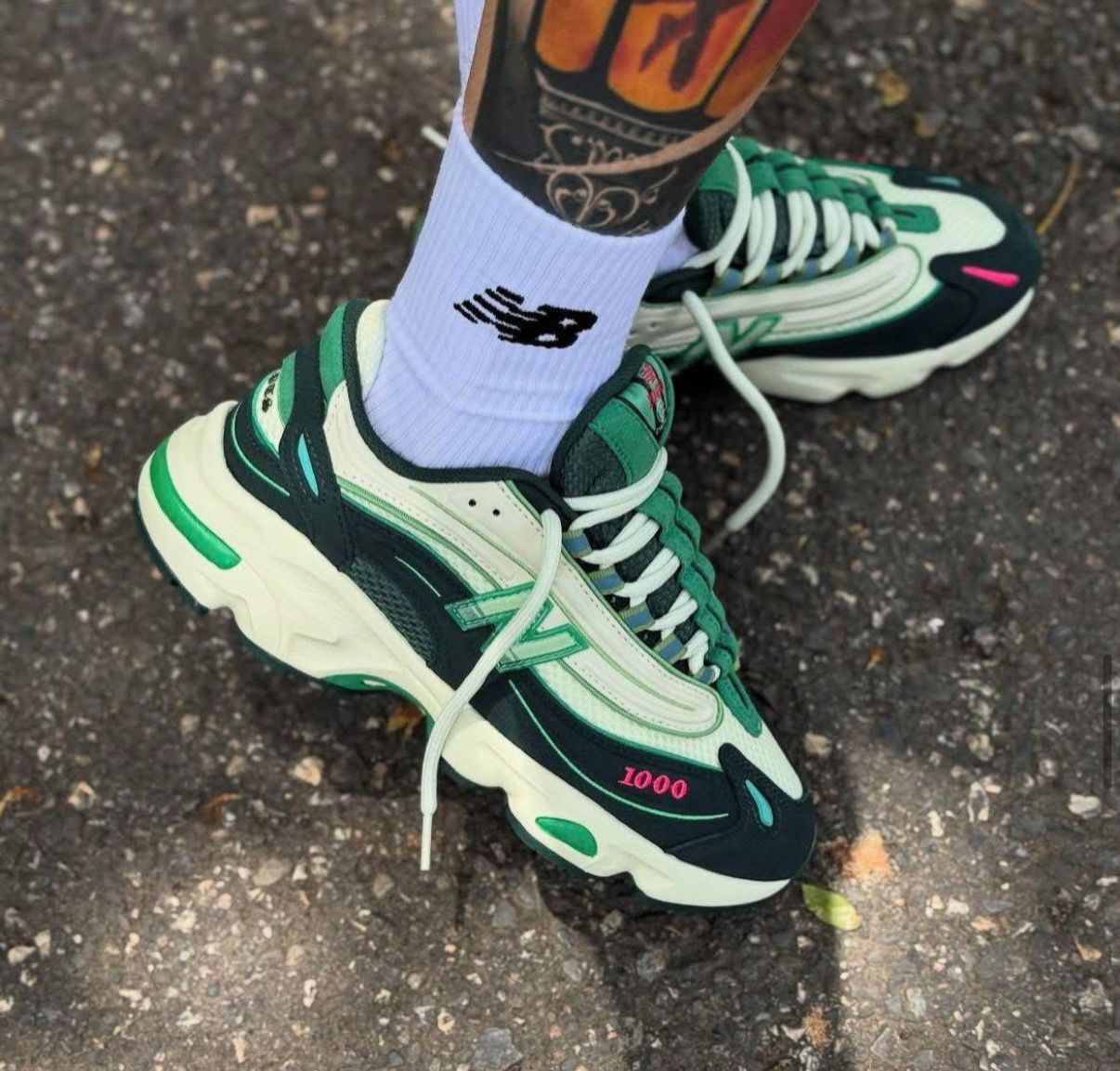 NEW BALANCE 1000 BELUGA CREAM BLUE